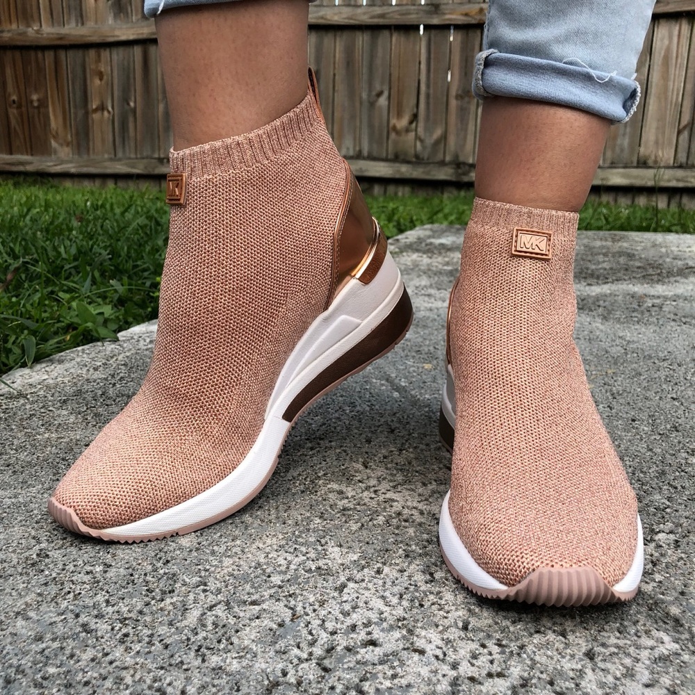 Michael Kors skyler bootie in rose gold